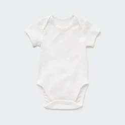 Strampler & Bodys*UNIQLO Kurzarm Body (Lochmuster)