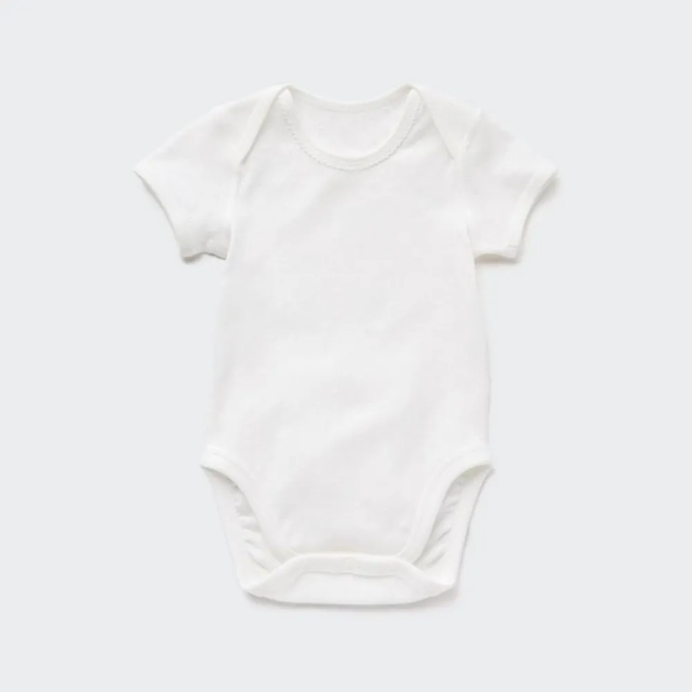 Strampler & Bodys*UNIQLO Kurzarm Body (Lochmuster)