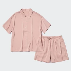 Loungewear & Pyjamas*UNIQLO Kurzarm Pyjama Pink
