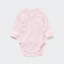 Strampler & Bodys*UNIQLO Langarm Body (Vordere Offnung, Lochmuster)