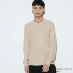 T-Shirts & Oberteile*UNIQLO Langarmshirt (Waffeloptik)