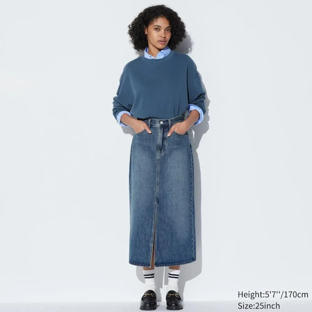Röcke*UNIQLO Langer Jeansrock