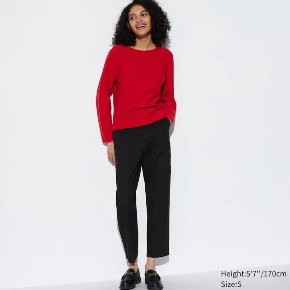Hosen, Leggings & Jogginghosen*UNIQLO Leinen Baumwolle Hose (Tapered Fit)