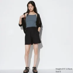 Hosen, Leggings & Jogginghosen*UNIQLO Leinen Baumwolle Shorts