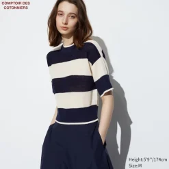 Pullover & Strickjacken*UNIQLO Leinen Halbarm Pullover