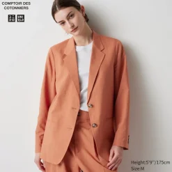 Mäntel, Jacken, Parka & Westen*UNIQLO Leinenmix Blazer