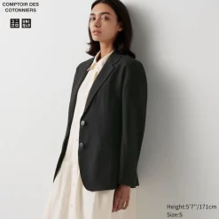 Mäntel, Jacken, Parka & Westen*UNIQLO Leinenmix Blazer