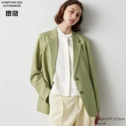 Mäntel, Jacken, Parka & Westen*UNIQLO Leinenmix Blazer