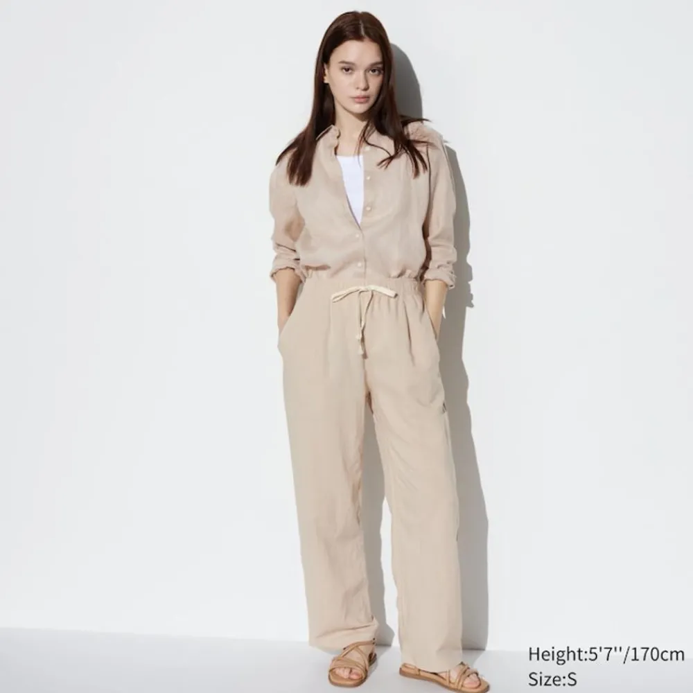 Hosen, Leggings & Jogginghosen*UNIQLO Leinenmix Easy Hose