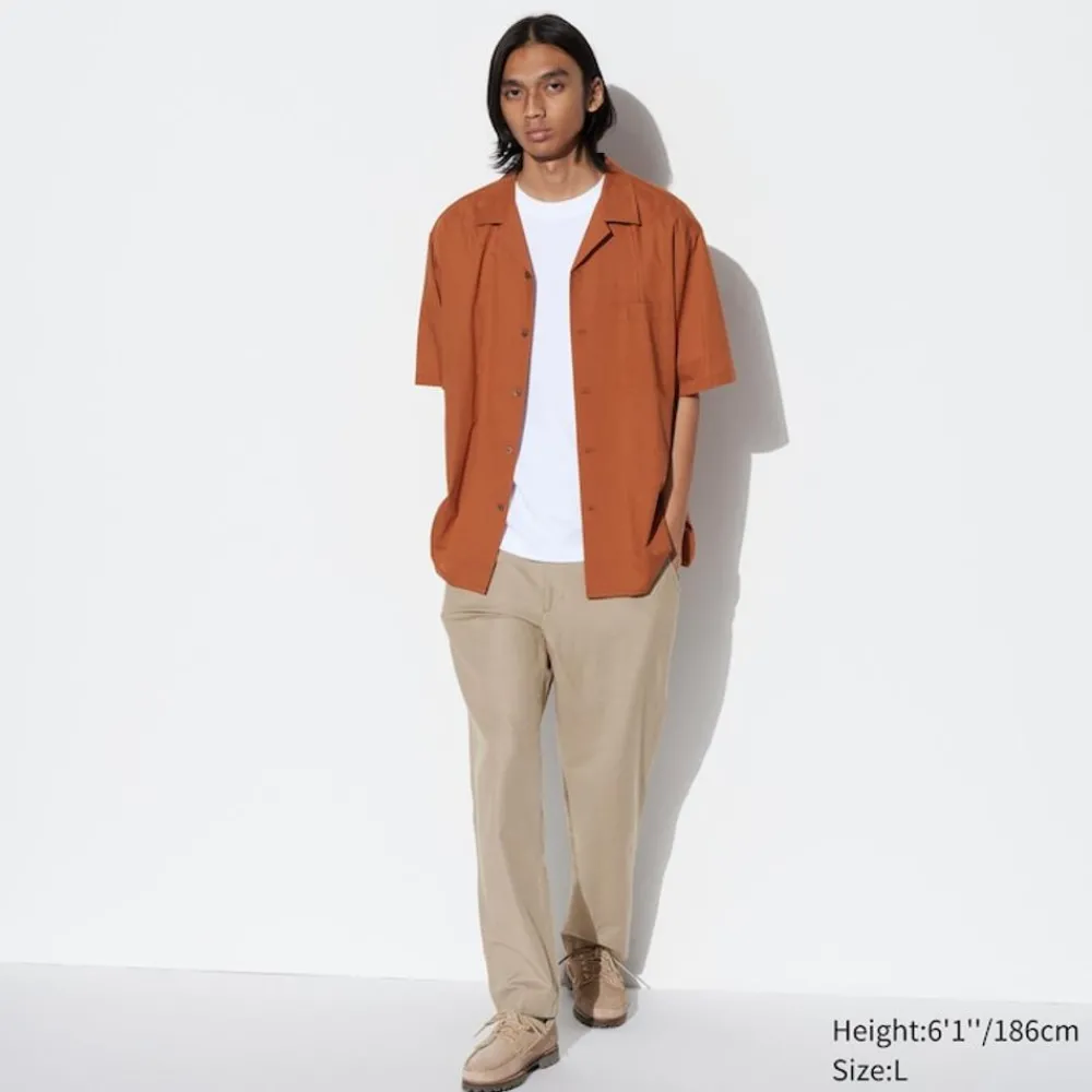 Hosen, Chinos & Jogginghosen*UNIQLO Leinenmix Hose (Relaxed Fit)