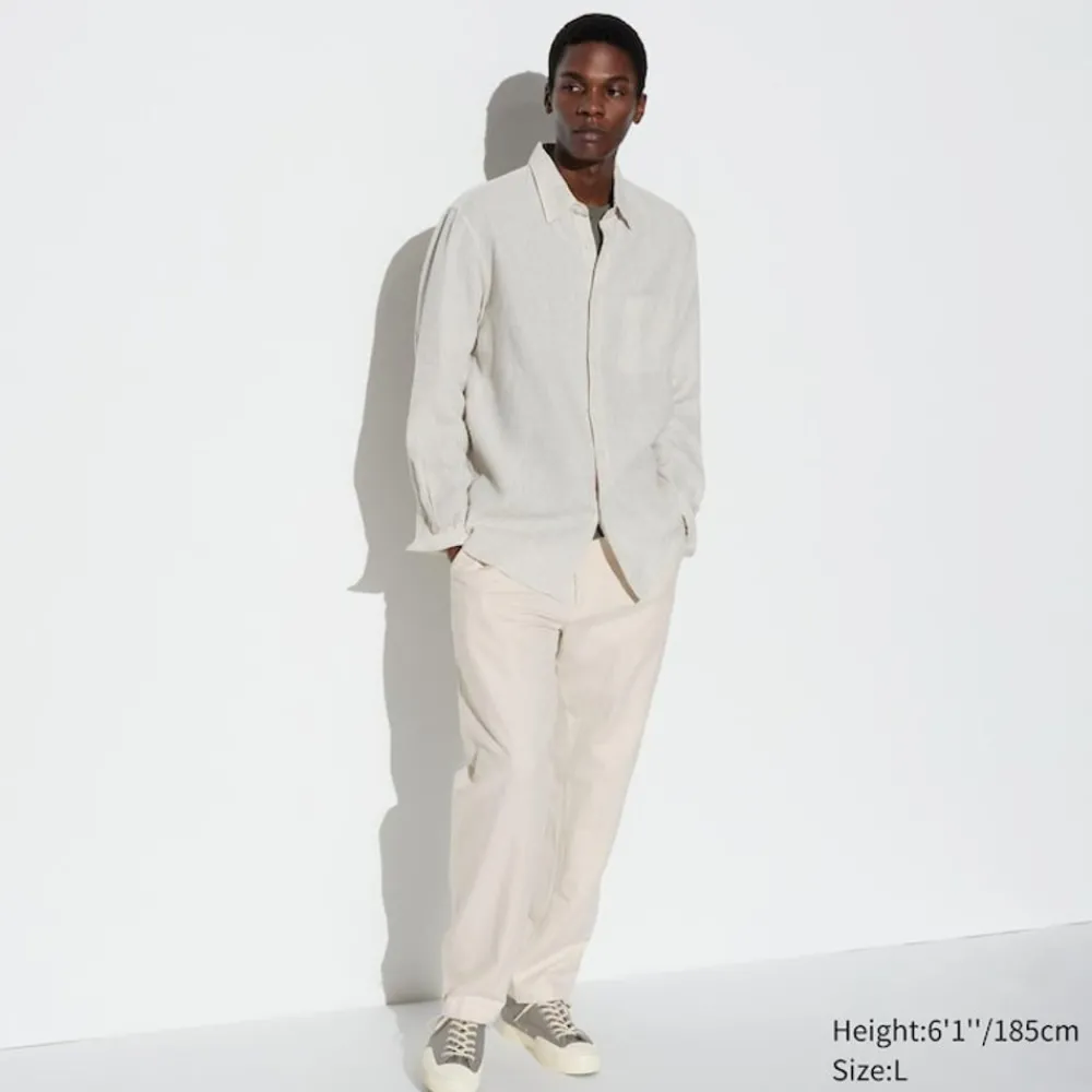 Hosen, Chinos & Jogginghosen*UNIQLO Leinenmix Hose (Relaxed Fit)