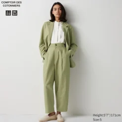 Hosen, Leggings & Jogginghosen*UNIQLO Leinenmix Hose (Wide Fit)