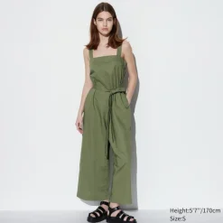 Kleider, Jumpsuits & Overalls*UNIQLO Leinenmix Jumpsuit