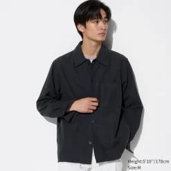 Hemden*UNIQLO Leinenmix Langarm Hemd
