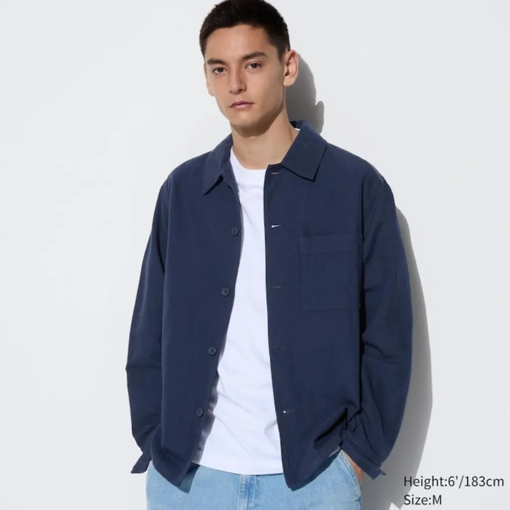 Hemdjacken & Shirtjacken*UNIQLO Leinenmix Langarm Hemd