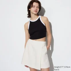 Hosen, Leggings & Jogginghosen*UNIQLO Leinenmix Skort