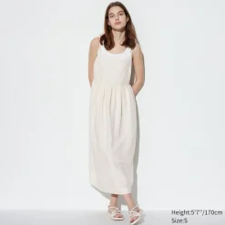 Kleider, Jumpsuits & Overalls*UNIQLO Leinenmix Tragerkleid