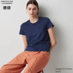 T-Shirts & Oberteile*UNIQLO 100 % Leinen T-Shirt