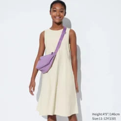 Kleider & Jumpsuits*UNIQLO Madchen Ausgestelltes Armelloses Ultra Stretch Airism Kleid