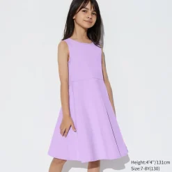 Airism Kuhlender Komfort*UNIQLO Madchen Ausgestelltes Armelloses Ultra Stretch Airism Kleid
