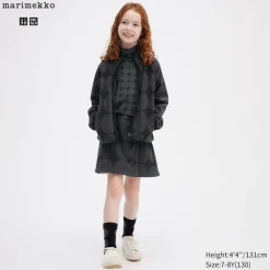 Röcke & Shorts*UNIQLO Madchen Gemusterter Fleece Skort