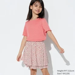 Röcke & Shorts*UNIQLO Madchen Gemusterter Viskose Mini Skort
