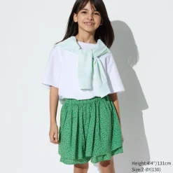 Röcke & Shorts*UNIQLO Madchen Gemusterter Viskose Mini Skort