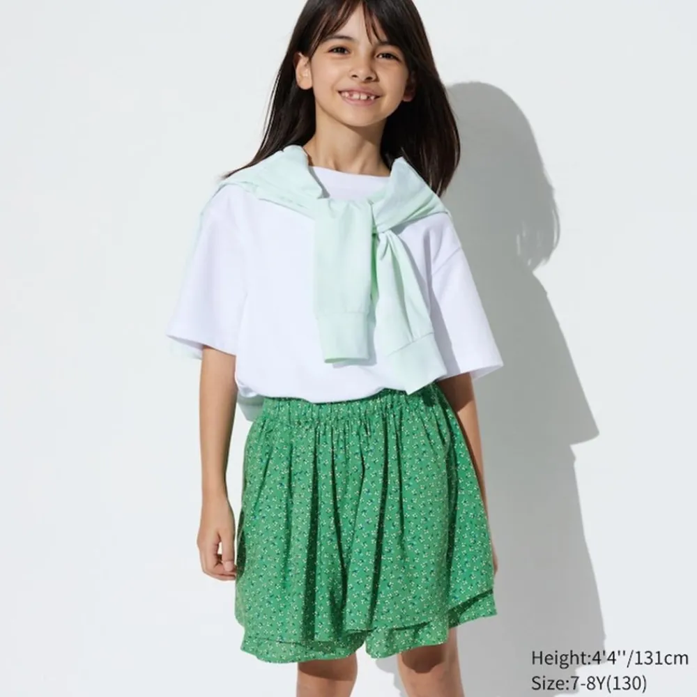 Röcke & Shorts*UNIQLO Madchen Gemusterter Viskose Mini Skort