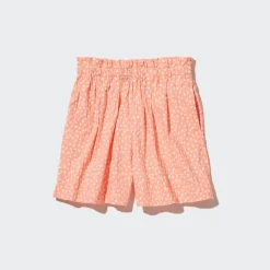 Hosen, Jogginghosen & Leggings*UNIQLO Madchen Gemusterte Seersucker Easy Shorts
