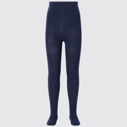 Socken, Strumpfhosen & Leggings*UNIQLO Madchen Gerippte Heattech Thermo Strumpfhose