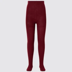 Socken, Strumpfhosen & Leggings*UNIQLO Madchen Gerippte Heattech Thermo Strumpfhose