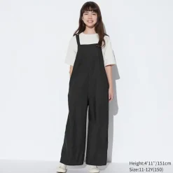 Kleider & Jumpsuits*UNIQLO Madchen Leinenmix Jumpsuit