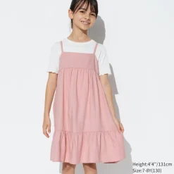 Kleider & Jumpsuits*UNIQLO Madchen Leinenmix Tragerkleid