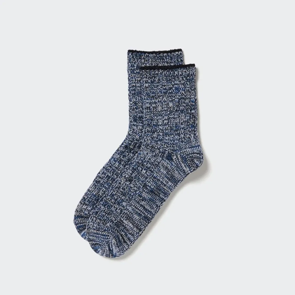 Socken*UNIQLO Melierte Halbsocken