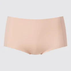 Bhs & Unterwäsche*UNIQLO Nahtloser Airism Slip Mit Hohem Bund Beige