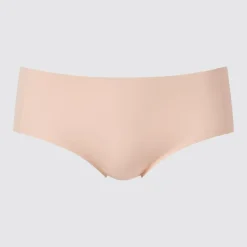 Bhs & Unterwäsche*UNIQLO Nahtloser Airism Slip Mit Niedrigem Bund Beige