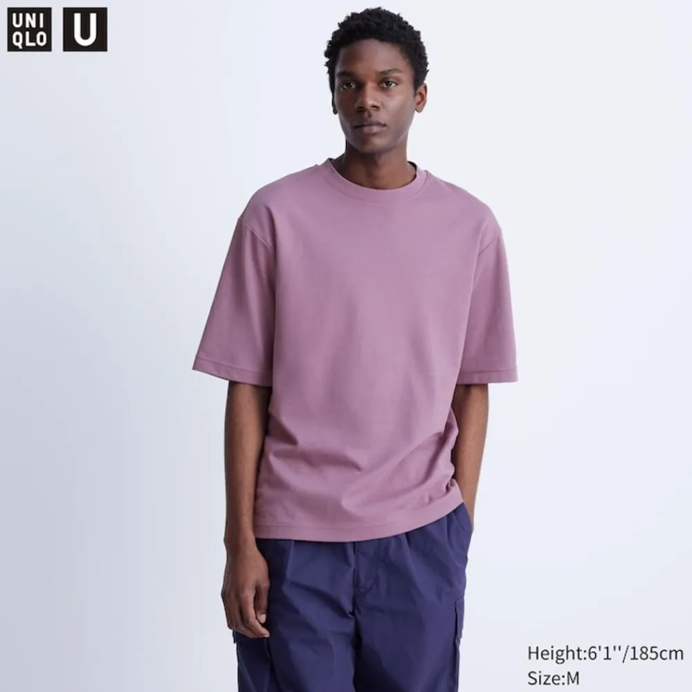 T-Shirts & Oberteile*UNIQLO Oversized Airism Baumwolle Halbarm T-Shirt