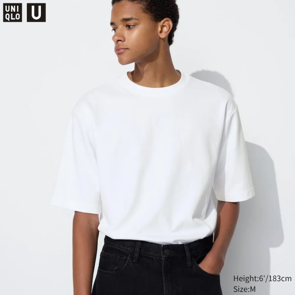 T-Shirts & Oberteile*UNIQLO Oversized Airism Baumwolle Halbarm T-Shirt