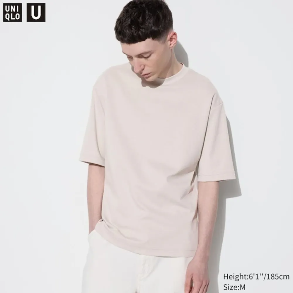 T-Shirts & Oberteile*UNIQLO Oversized Airism Baumwolle Halbarm T-Shirt