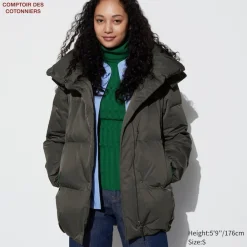 Mäntel, Jacken, Parka & Westen*UNIQLO Oversized Daunenjacke