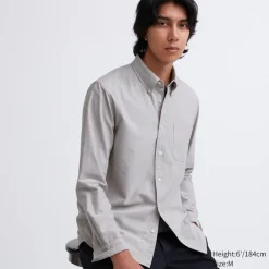 Hemden*UNIQLO Oxford Langarm Hemd (Slim Fit)