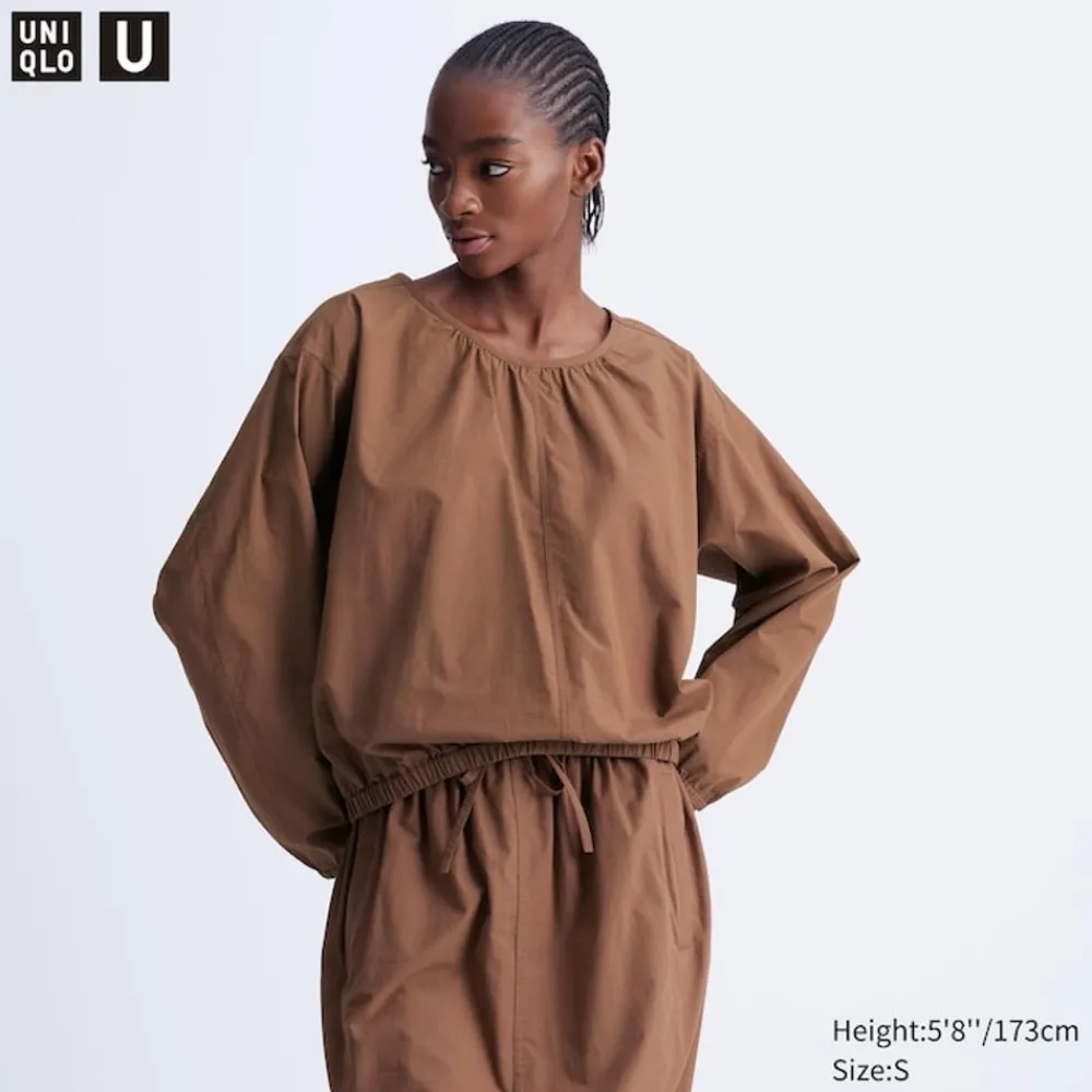 Hemden & Blusen*UNIQLO Parachute Langarm Bluse