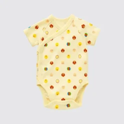 Strampler & Bodys*UNIQLO Picture Book Collection Ut Bedruckter Kurzarm Body Gelb