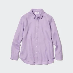 Hemden & Blusen*UNIQLO 100 % Premium Leinen Langarm Bluse