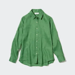 Hemden & Blusen*UNIQLO 100 % Premium Leinen Langarm Bluse