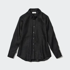 Hemden & Blusen*UNIQLO 100 % Premium Leinen Langarm Bluse