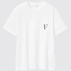 T-Shirts & Oberteile*UNIQLO Roger Federer Rf T-Shirt Weis