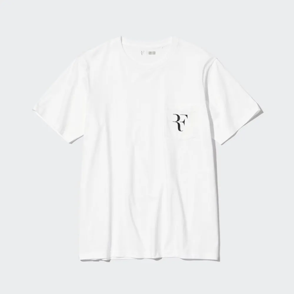 T-Shirts & Oberteile*UNIQLO Roger Federer Rf T-Shirt Weis