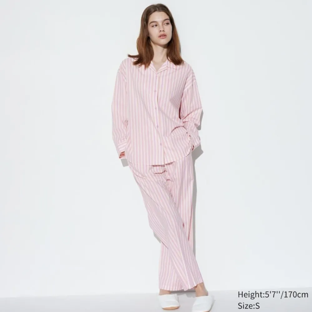 Loungewear & Pyjamas*UNIQLO Sanfter Stretch Langarm Pyjama