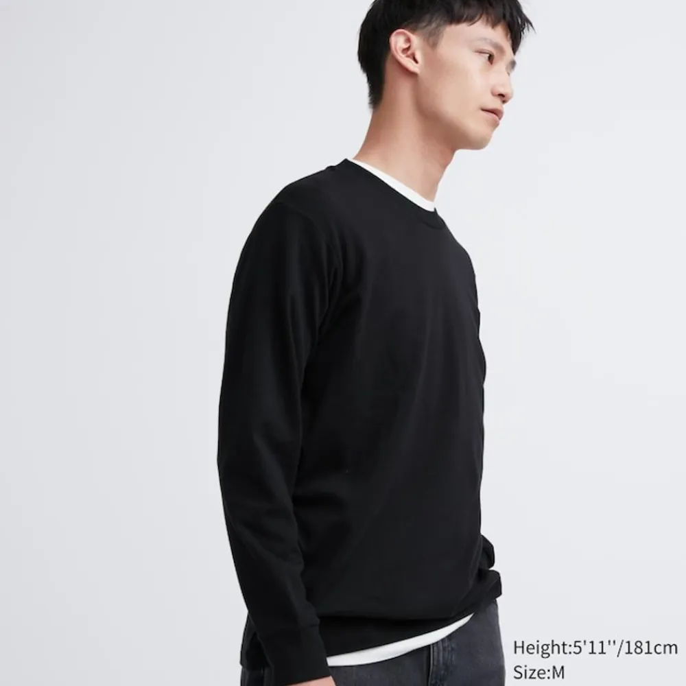 T-Shirts & Oberteile*UNIQLO Sanftes Geburstetes Langarmshirt